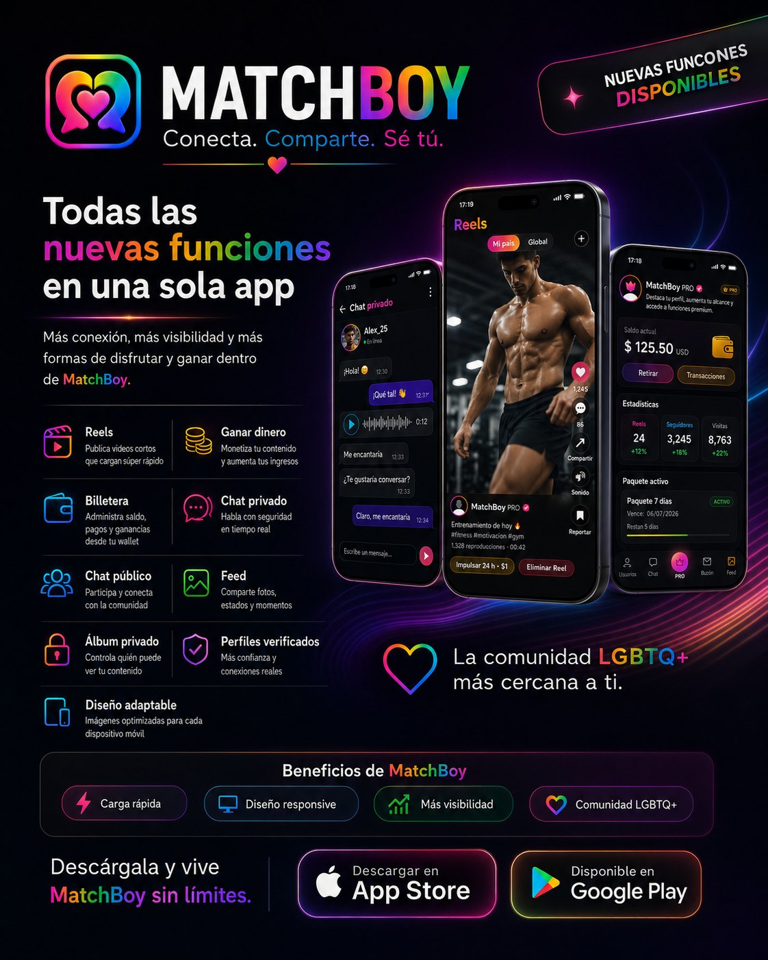 Nuevas funciones de MatchBoy